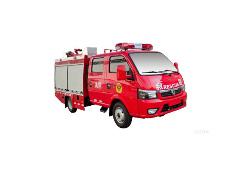  消防车...